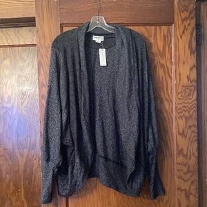 NWT Anthropologie black/gray sweater size M